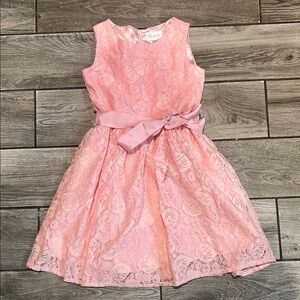 The Children’s Place Pink Sleeveless Lace Dress
